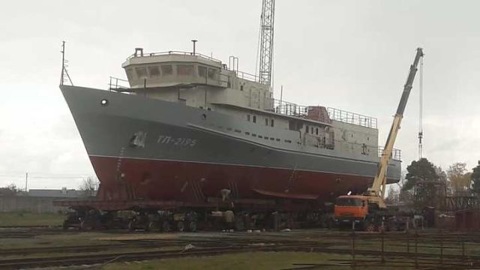 Новейший катер-торпедолов проходит испытания в Черном море