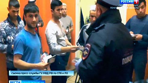Только в одном районе Петербурга полицейские нашли 19 "резиновых квартир" с мигрантами