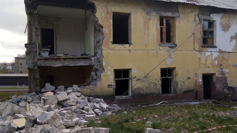 Часть жилого дома обрушилась в Уфе