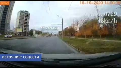 В Казани задержали водителя BMW, устроившего массовое ДТП