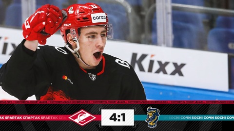 Хет-трик Радила принес "Спартаку" победу над "Сочи"