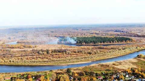 Беспилотник обнаружил пожар в Вязниковском районе