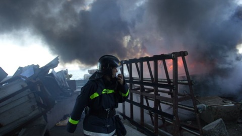 Два человека погибли при пожаре на стройке в Приморье