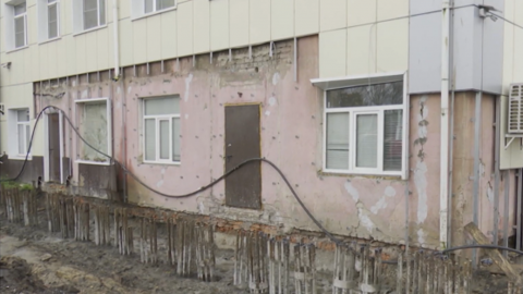 В Юрьеве-Польском во время реконструкции треснуло здание детской поликлиники