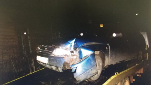 Несовершеннолетний угонщик попал в аварию в Вологодской области