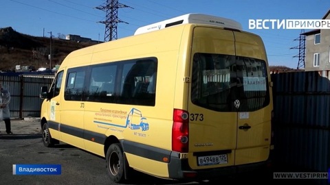Желтые маршрутки "с температурой" появились на дорогах Владивостока