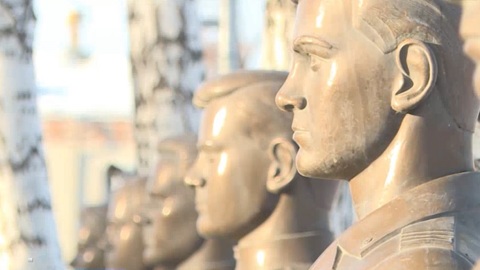 В Далматово благодаря гранту Курганской облдумы обновили Аллею Славы