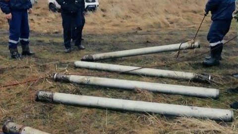 Под Тулой рыбаки выловили корпуса ракет системы "Град"