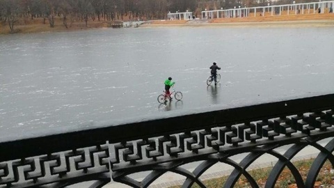 В Богородицке наказали родители подростков, катавшихся на тонком льду
