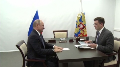 Глеб Никитин доложил Владимиру Путину о реализации национальных проектов в регионе