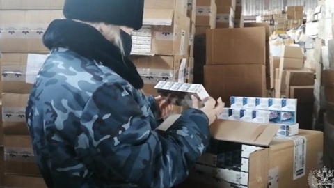 Самарская таможня изъяла огромную партию контрабандных сигарет