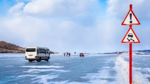 Первая ледовая переправа открылась в Хабаровском крае