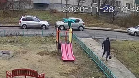 В Липецке подозреваемый в убийстве попал под камеры видеонаблюдения