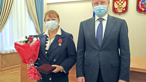 Лариса Прокопьева получила государственную награду