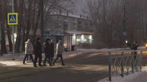 На Левом берегу Архангельска открыли "умный пешеходный переход"