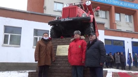 В Пензе открыли новый памятник в честь спасателей МЧС