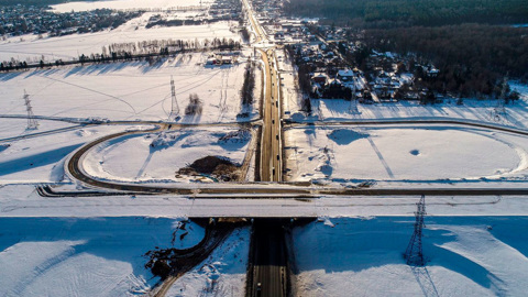Тройная авария перекрыла движение по ЦКАД