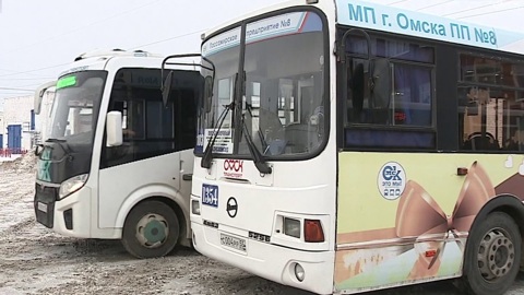 В новогоднюю ночь омские автобусы будут ездить по специальным маршрутам