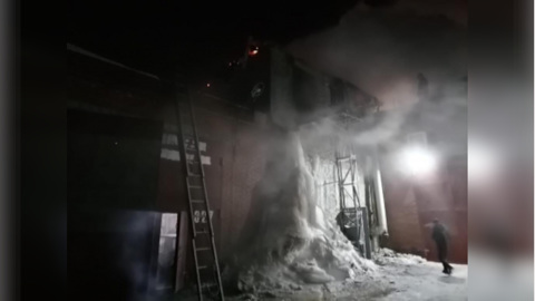 В Новосибирске пожар в гаражном комплексе унес жизни четырех человек