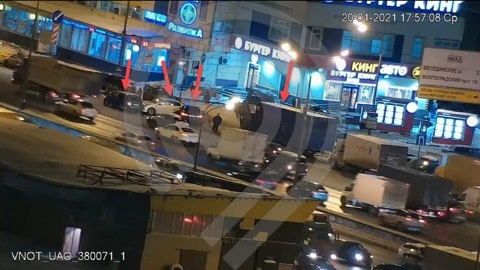 На юге столицы парализовано движение на внешней стороне МКАД
