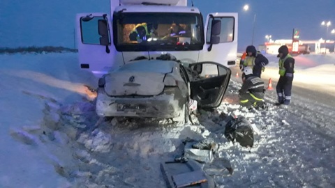Семья с двумя детьми погибла в ДТП с грузовиком под Уфой