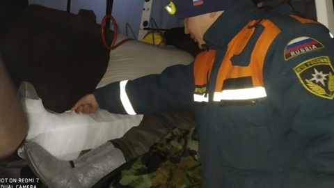 В Бурятии спасли трех рыбаков