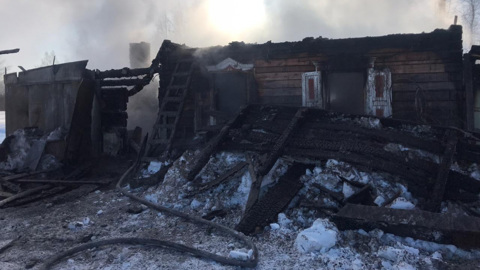 Женщина погибла в пожаре в селе Томской области