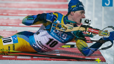 Биатлон. Понсилуома выиграл спринт чемпионат мира, Латыпов – 10-й