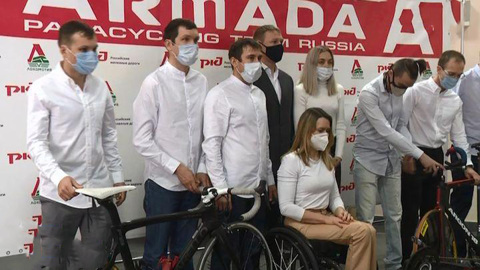 В Туле представили команду "Армада-Локомотив" – участницу Паралимпийских игр в Токио