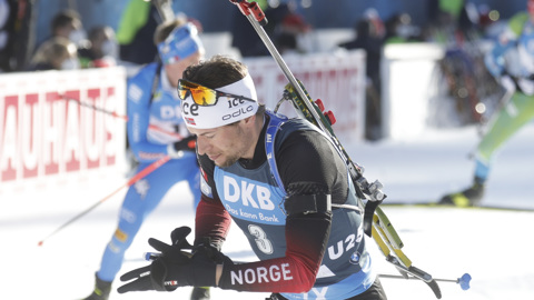 Биатлонист Легрейд выиграл последнюю гонку чемпионата мира