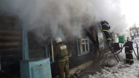 Во Владимире сгорел частный жилой дом
