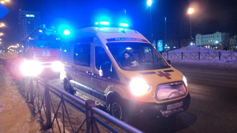 В центре Казани из пожара спасли троих человек