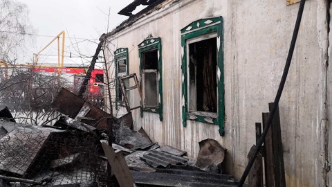 В Челябинске загорелся жилой дом, двое погибли