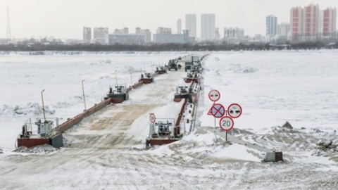 Понтонный мост между Благовещенском и Хэйхэ откроют 15 марта