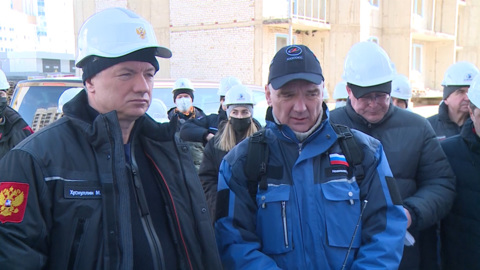 Марат Хуснуллин и Дмитрий Рогозин осмотрели объекты космодрома "Восточный"