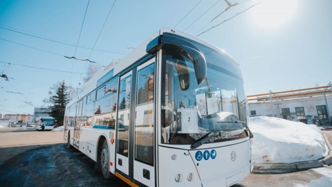 В Чебоксары поступила финальная партия новых троллейбусов