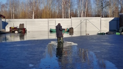 Под Тверью в СНТ Эдельвейс подтопило дачи