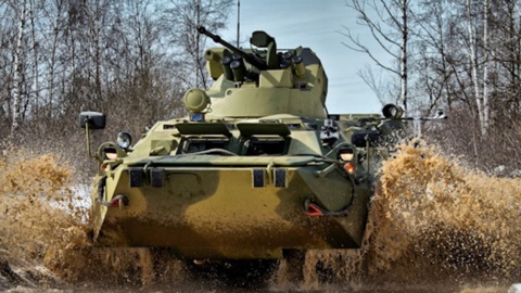 Черноморский флот получил новые БТР-82А