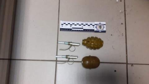 В центре Киева задержаны люди с боевыми гранатами