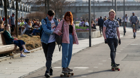 Москвичей ожидает потепление, как в конце мая