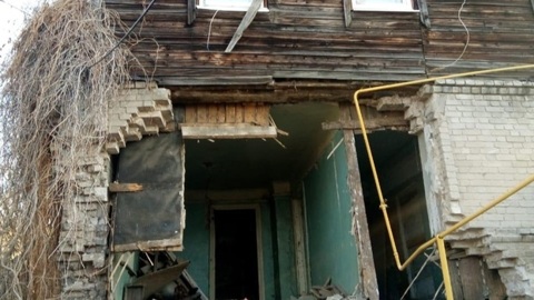 Власти Самары помогут жильцам дома, где обвалилась стена