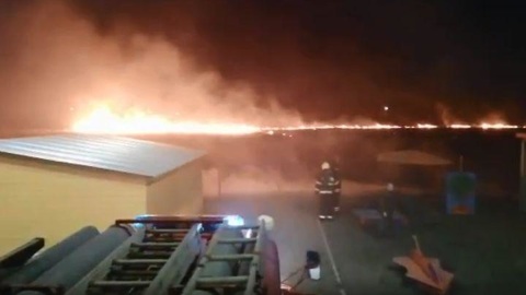 Из-за пала травы в Новомосковске чуть не сгорел детский сад