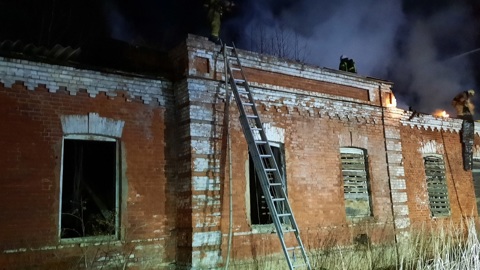 В знаменитых вологодских "Красных казармах" вспыхнул крупный пожар