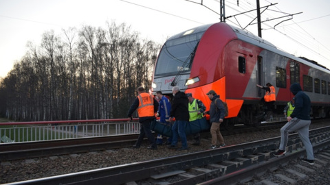 В Петербурге мужчину сбила скоростная электричка