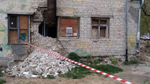 Стена общежития обрушилась в Дзержинске