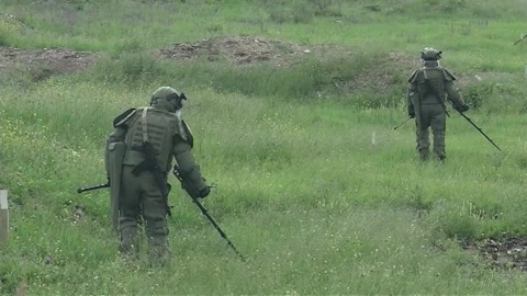В Карабахе российские миротворцы обезопасили более 2 тысяч гектаров