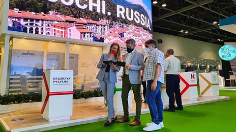 Курорт Сочи презентовали на туристической выставке в Дубае