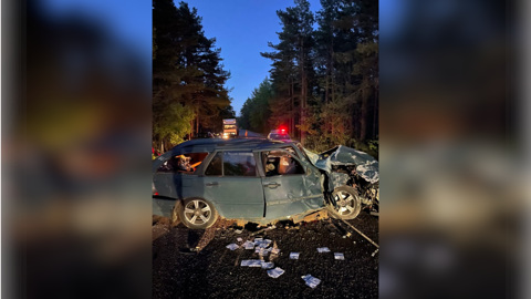 Под Питером в лобовом столкновении на трассе погиб водитель