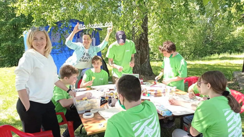 В Подмосковье школьники провели антимусорный забег