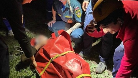 В Крыму спасли туриста, упавшего с обрыва